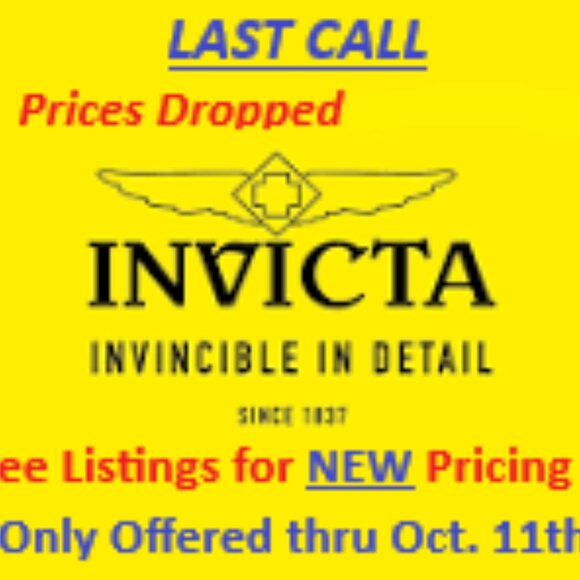 INVICTA WATCHES (See Listing for Updated Pricing) - Picture 1 of 1